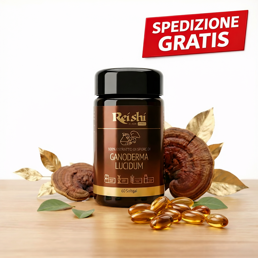 Olio di Ganoderma 60 Softgel 2 mesi di trattamento